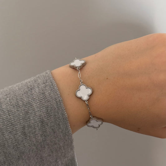 BRANSOLETKA TINA silver midi