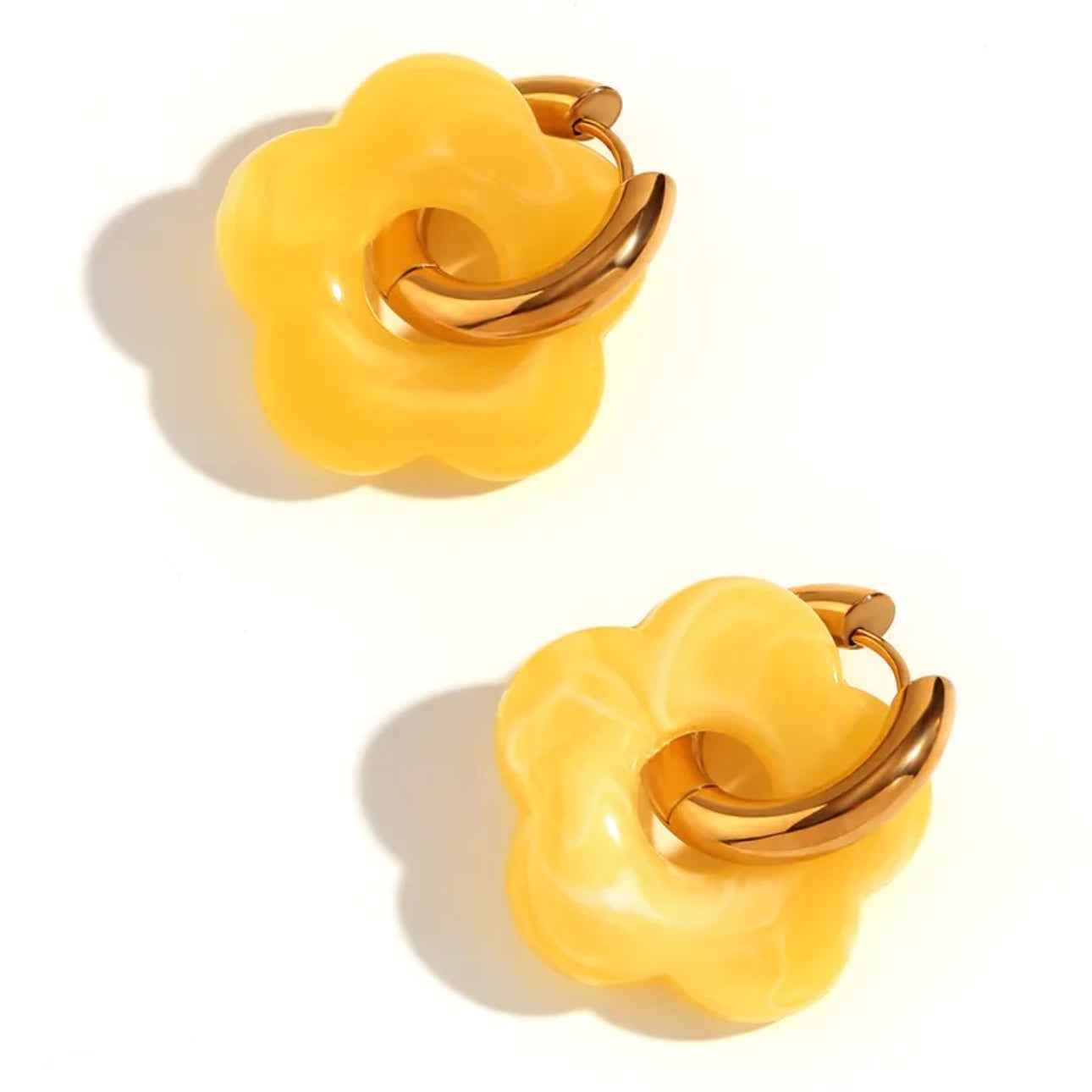 KOLCZYKI YELLOW