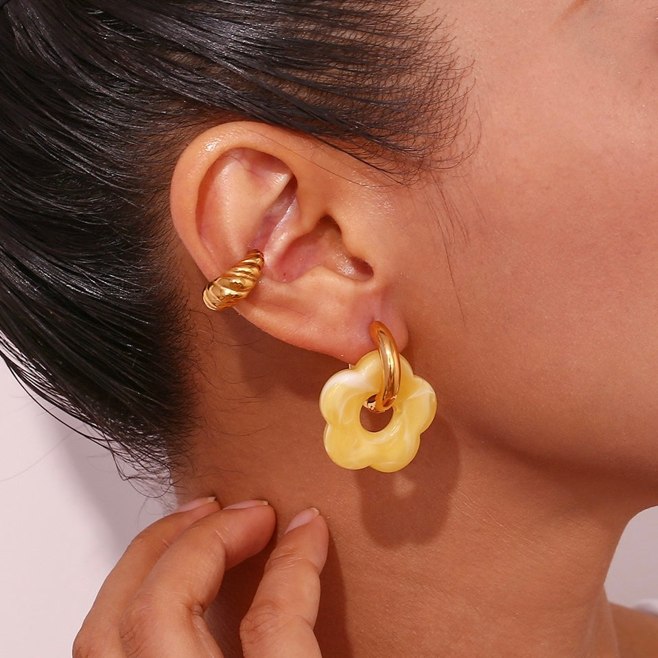 KOLCZYKI YELLOW 🌼