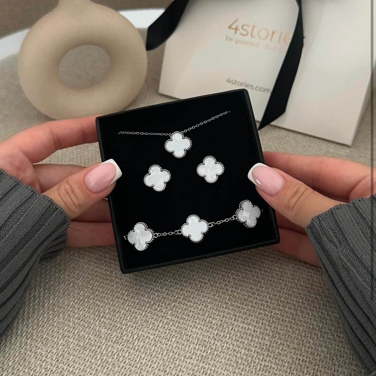 ZESTAW TINA silver maxi ⚡️