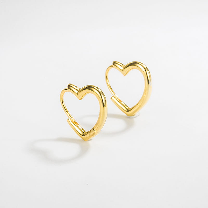 KOLCZYKI HEART MINI