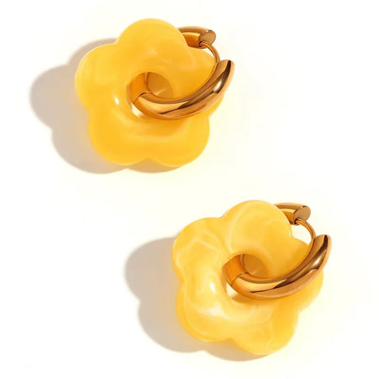 KOLCZYKI YELLOW 🌼