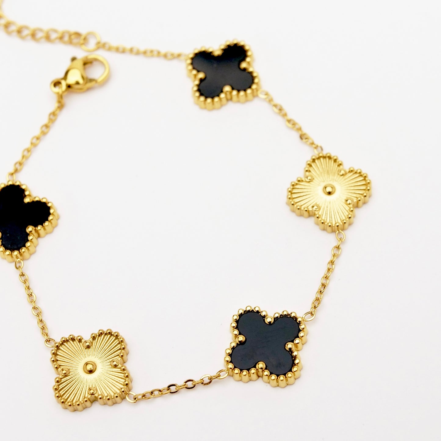 BRANSOLETKA TINA BLACK GOLD