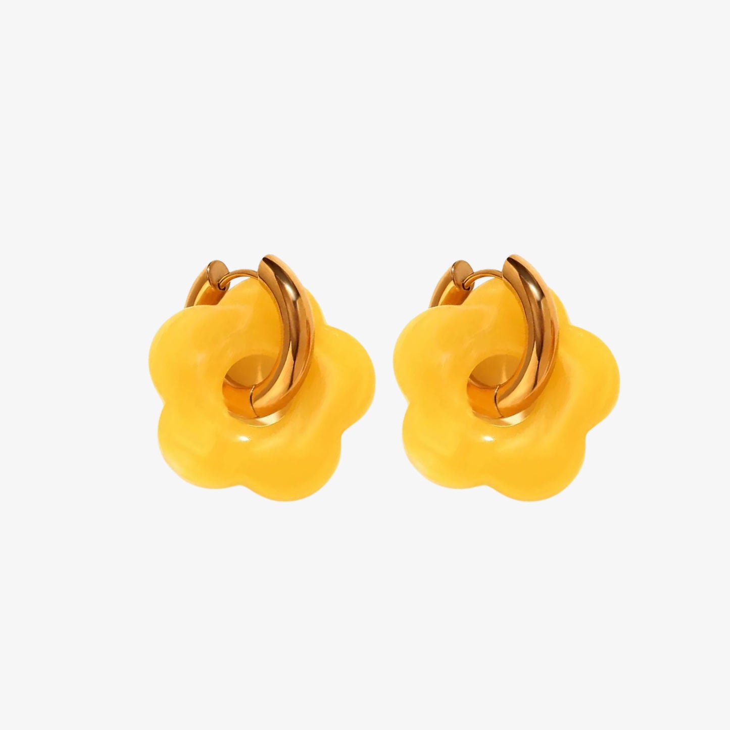 KOLCZYKI YELLOW