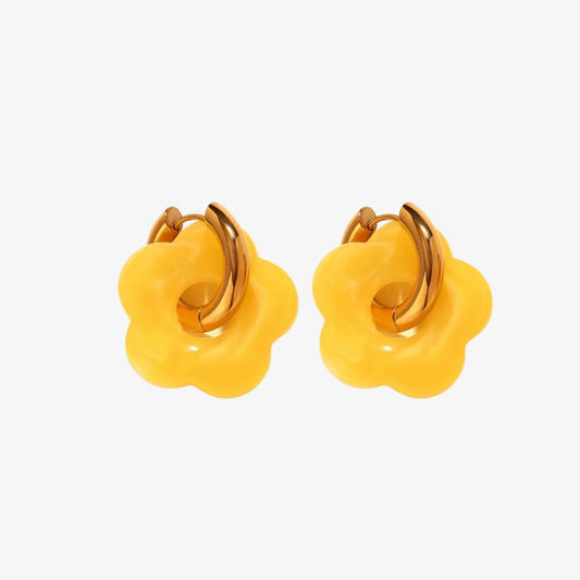 KOLCZYKI YELLOW