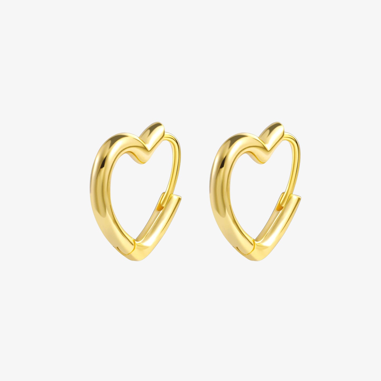 KOLCZYKI HEART MINI