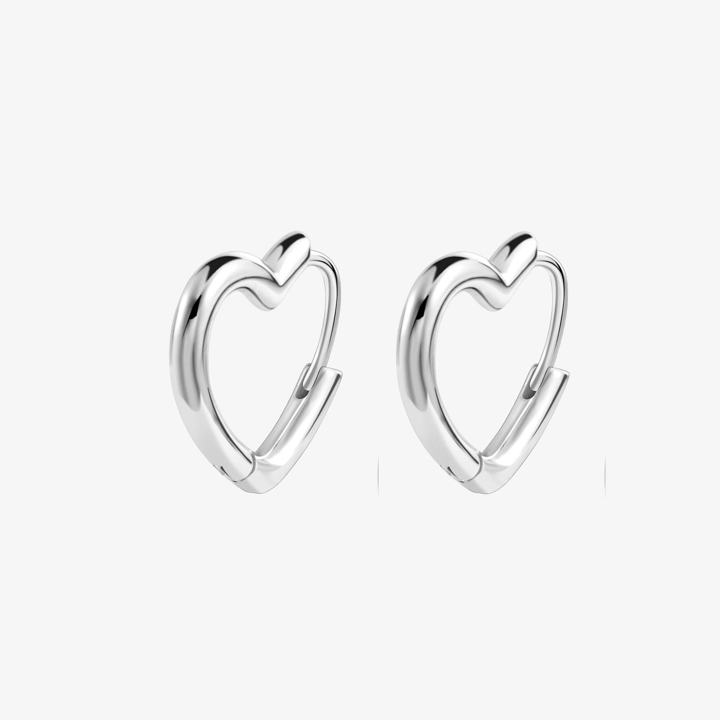KOLCZYKI HEART MINI