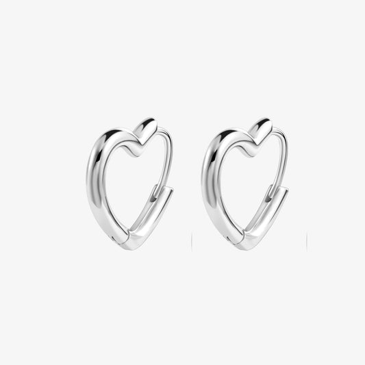 KOLCZYKI HEART MINI