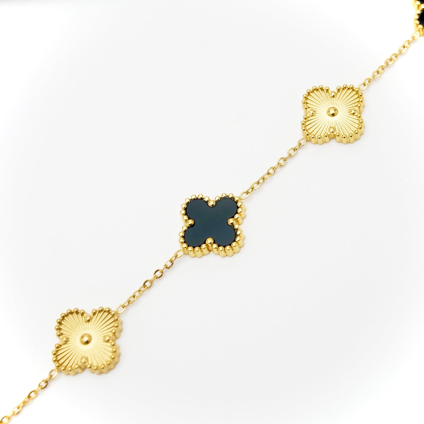BRANSOLETKA TINA BLACK GOLD