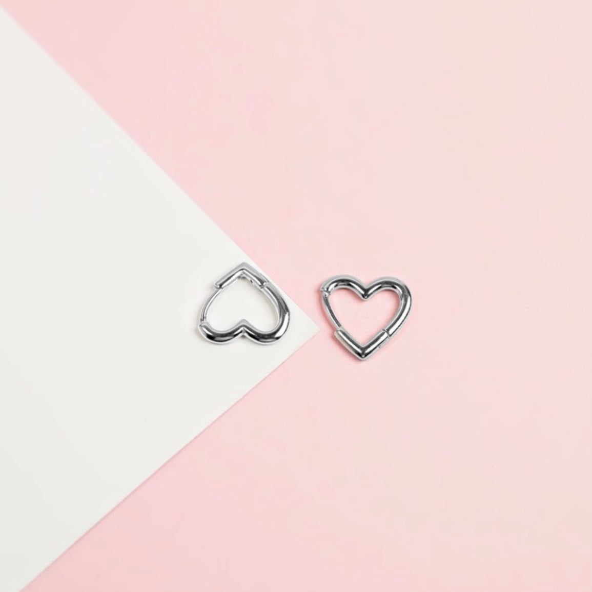 KOLCZYKI HEART MINI